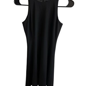 Ralph Lauren Womens Wool Silk Blend Fit & Flare Dress Quiet Luxury Black Sz 12